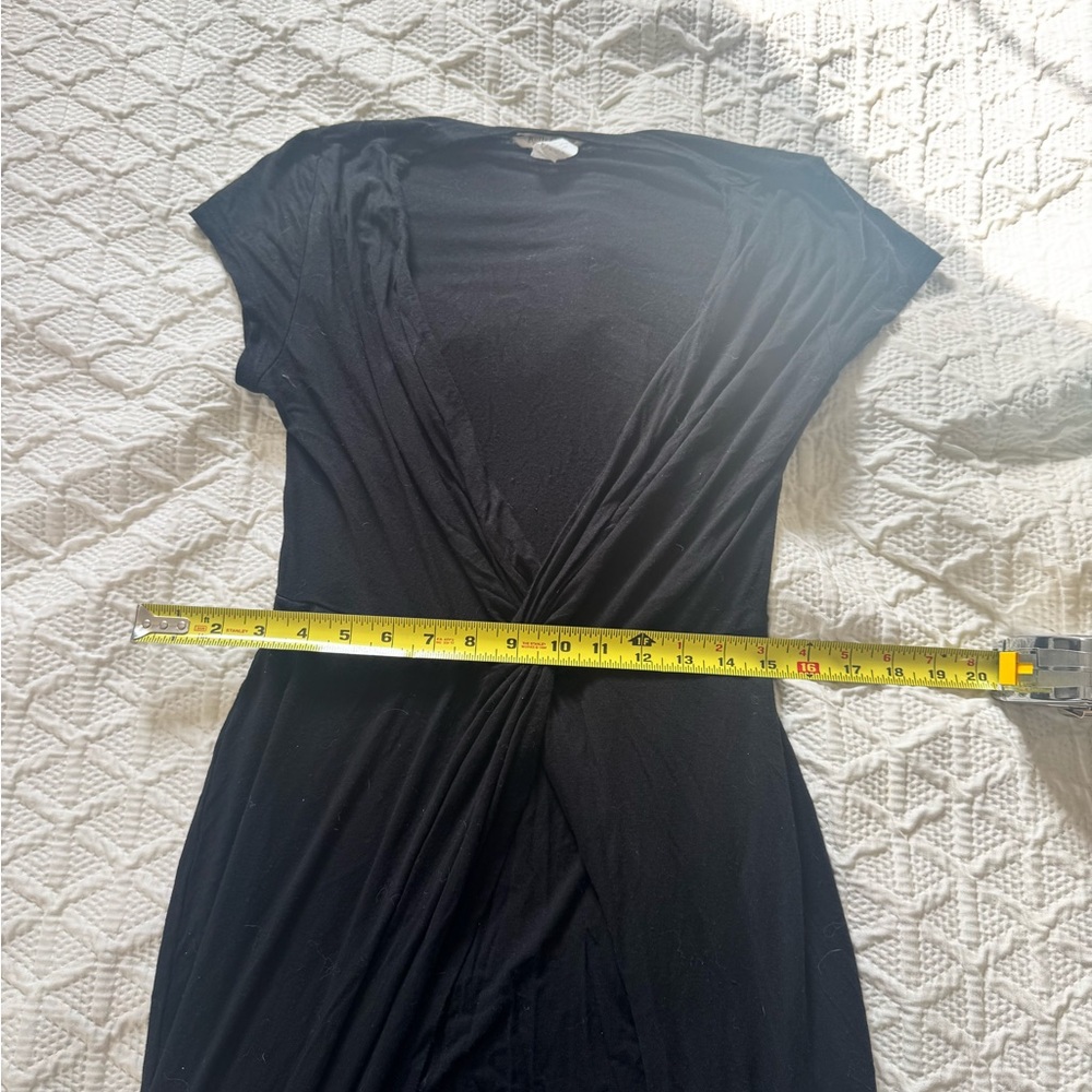 Elegant Black Wrap Dress